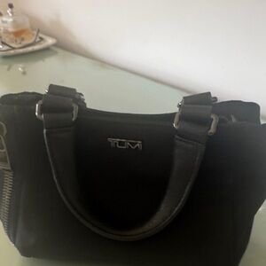 Tumi Black Satchel with Top Handles